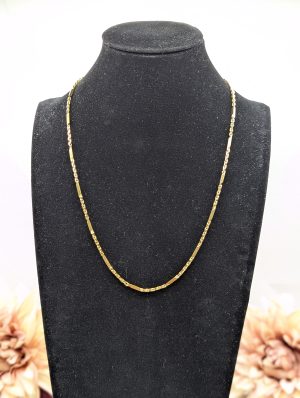 Ladies 22CT Yellow Gold Fancy Link Chain Necklace (16.9gms) - BP440588