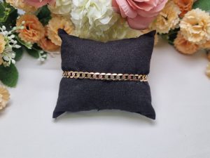 9ct Yellow Gold Curb Link Bracelet TW406164