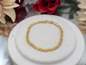 Ladies 22CT Yellow Gold Box Link Bracelet (11.9gms) - BP440587