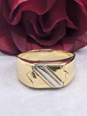 Men's 18ct Yellow Gold Ring - BL403806