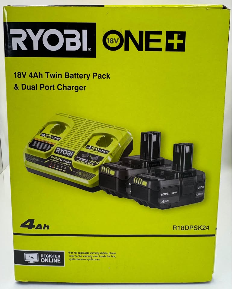 dual port ryobi cordless battery charger