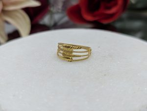 Ladies 21CT Yellow Gold Ring (1.5gms) - BP431034