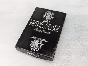 U.S Mint San Francisco 1983 Olympic Fine Silver Proof Liberty $1 Coin - BP437937