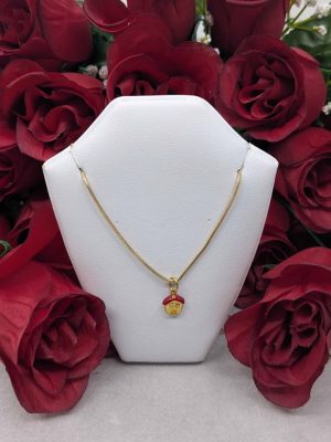 Ladies 9ct Yellow Gold House Pendant - BL417299-6
