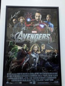 Marvel Avengers Cast Autographed Framed Memorabilia w/ C.O.A - BP440257