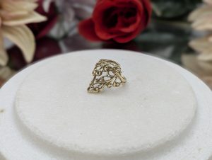 Ladies 9CT Yellow Gold Art Nouveau-Inspired Dress Ring (3.9gms) - BP432219