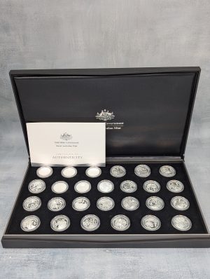 Royal Australian Mint 26 Pce The Great Aussie Coin Hunt 3 Silver Proof $1 Set (2022) - BP440342
