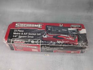 Sidchrome 23 Pce 1/4" Square Drive Metric & A/F Socket Set - BP439165