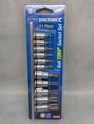 Sealed Kinchrome 11 Pce Ball TORX Socket Set (K5425) - BP439181