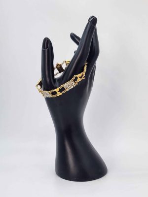 20ct Yellow Gold & Pearl Set Bracelet - GN436563