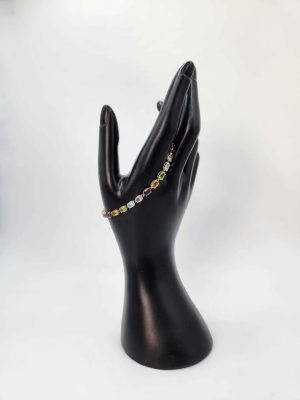 9ct Multi Colour Stones Bracelet - GN443310