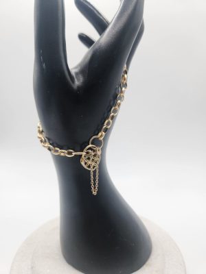 10ct Yellow Gold Belcher Bracelet GN410629