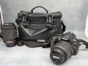 Nikon D3100 DSLR Camera w/ 18-55mm & 55-200mm Lenses - BP443886