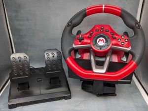 Hori Mario Kart Racing Wheel Pro Deluxe & Pedals for Nintendo Switch - BP435050