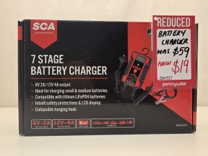 SCA Battery Charger 7 Stage New in Box - IP380521