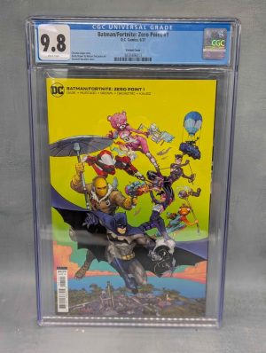 CGC Graded DC Comics Batman/Fortnite: Zero Point #1 Comic Book (9.8 White Pages) - BP441874