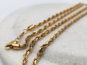 22ct Yellow Gold Rope Chain GN329415