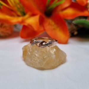 9ct Rose Gold Twist Ring TW430230