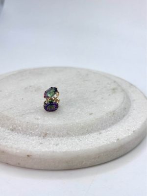 14ct "Mystic" Topaz Stud Earrings - GN436564