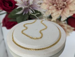 Unisex 9CT Yellow Gold Curblink Chain Necklace (13.9gms) - BP445505