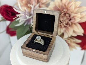 Valuated Ladies 9CT Yellow Gold & White Rhodium Plated Diamond Cluster Ring (6.9gms) - BP440297