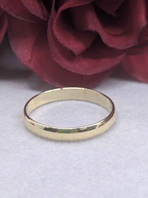 Unisex 9ct Yellow Gold Band / Ring - BL445033