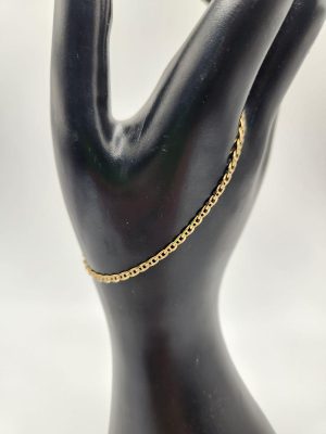 9ct Yellow Gold Mariner Link Bracelet GN440278
