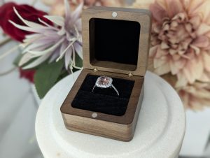Valuated Lady's Le Gassick 18CT White Gold Tourmaline & Diamond Cluster Ring (4.6gms) - BP449224