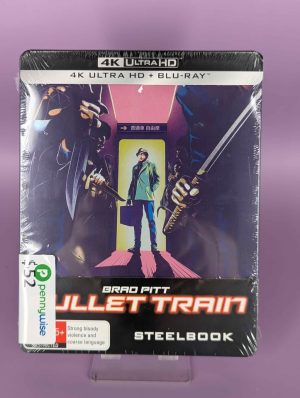 Sealed Bullet Train Film in Steelbook (4K UHD & Blu-Ray) - BP447302