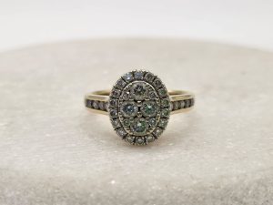 9ct Yellow Gold and Diamond Dress Ring GN448960