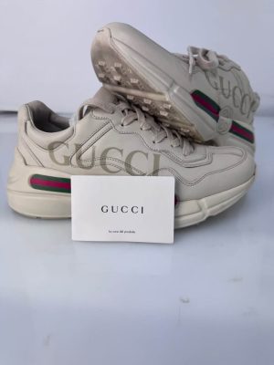 Gucci Men’s Rhyton Trainers with Gucci Logo - GN429581