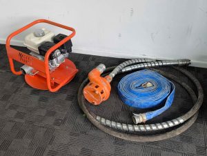 Master Finish Petrol C-Frame Drive Unit w/ Submersible Pump & Hose - BP446591