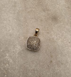 9CT Yellow Gold Diamond Pendant - IP423649