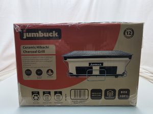 Jumbuck Ceramic Hibachi Charcoal Grill New in Box - IP446788