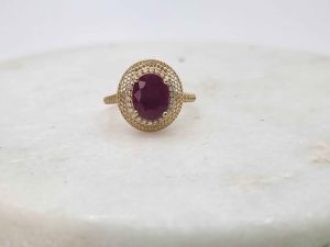 9ct Ruby Ring - GN437075