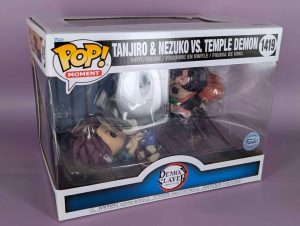 Pop! Moment Tanjiro & Nezuko Vs. Temple Demon Vinyl #1419 - BP443710